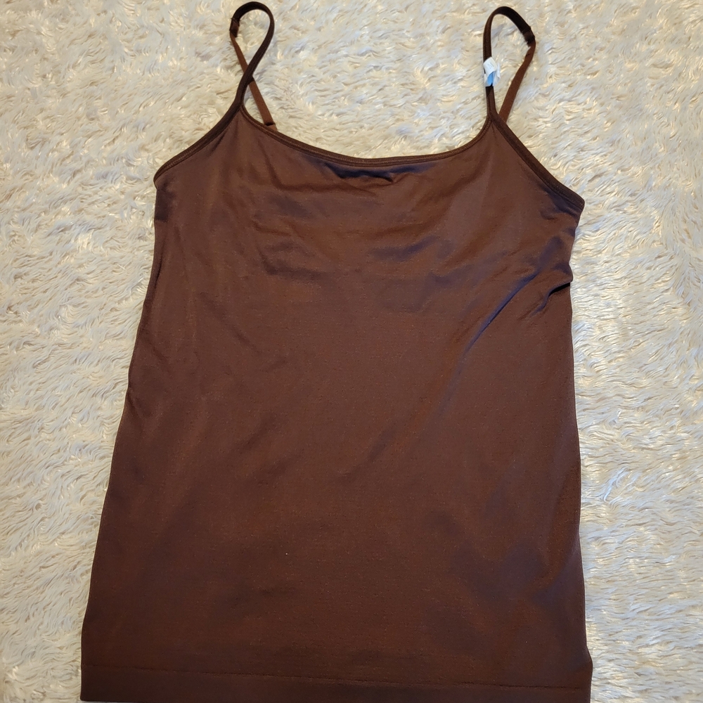 Love by Gap Brown Seamless Shelf-Cami Camisole